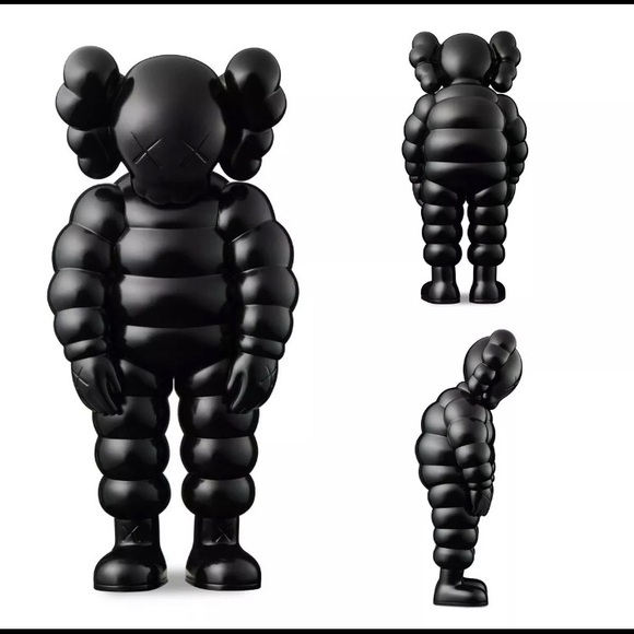 Brand New Kaws What Party Figure - Black - Picture 1 of 6